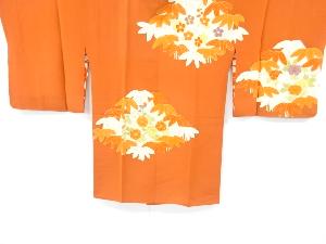 菊梅模様刺繍絵羽道行コート